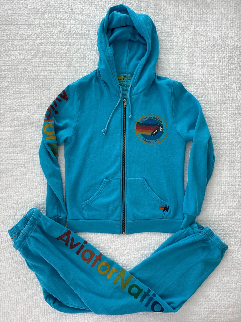 Aviator Nation Blue Matching Set!!! - Picture 4 of 4